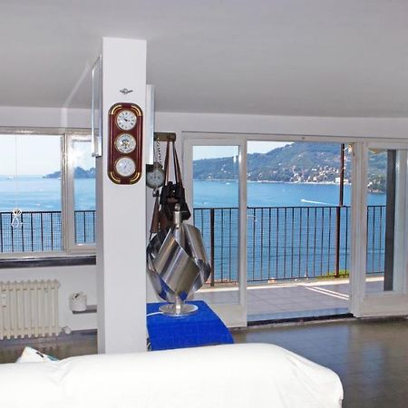 Nautilus Vista Mare Mozzafiato A 180 Gradi- Posto Auto Privato - 2 Camere Matrimoniali Piu 1 Divano Letto Singolo-Sky,Netflix-Wifi 200Mg Rapallo Dış mekan fotoğraf