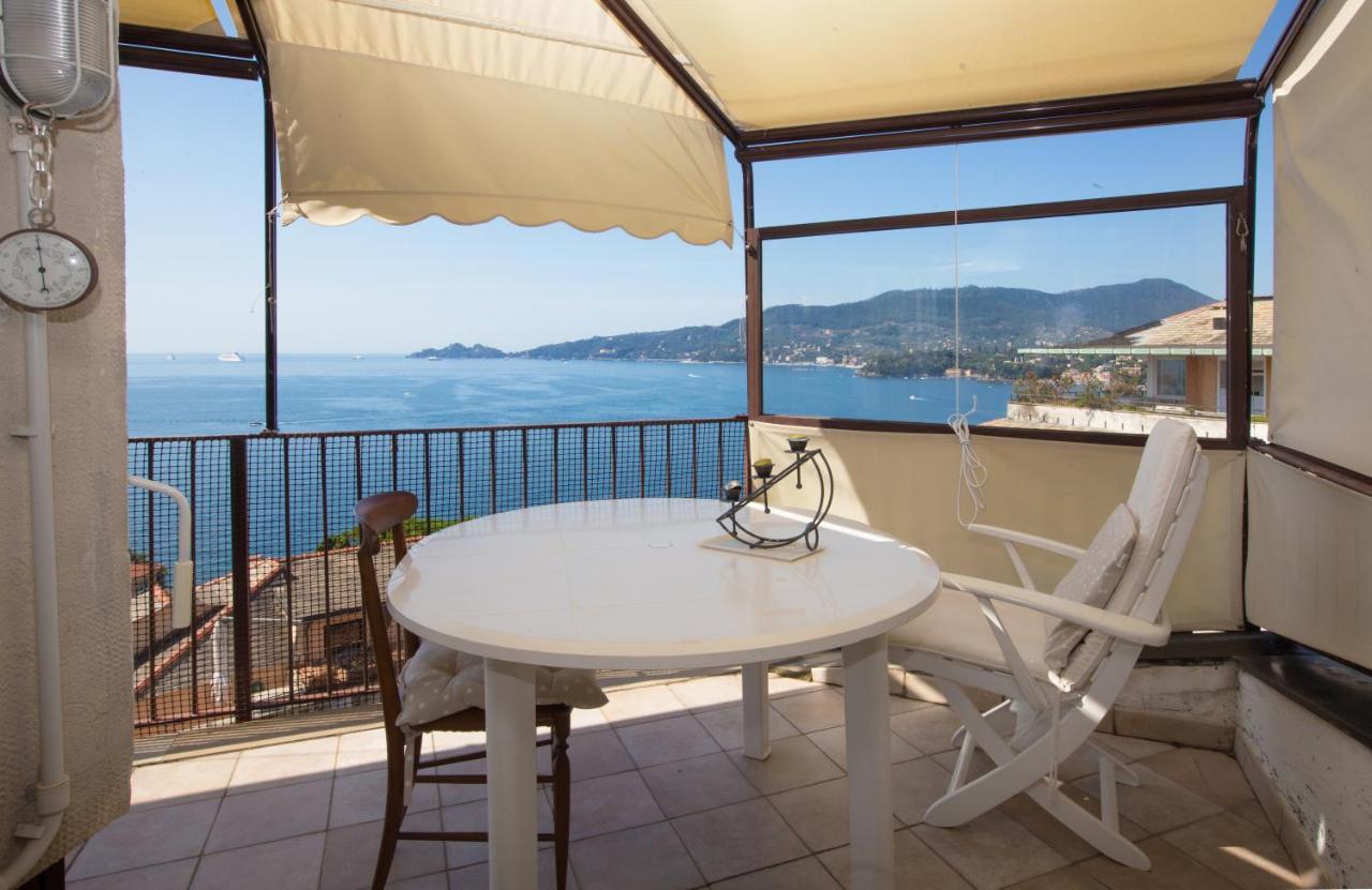 Nautilus Vista Mare Mozzafiato A 180 Gradi- Posto Auto Privato - 2 Camere Matrimoniali Piu 1 Divano Letto Singolo-Sky,Netflix-Wifi 200Mg Rapallo Dış mekan fotoğraf