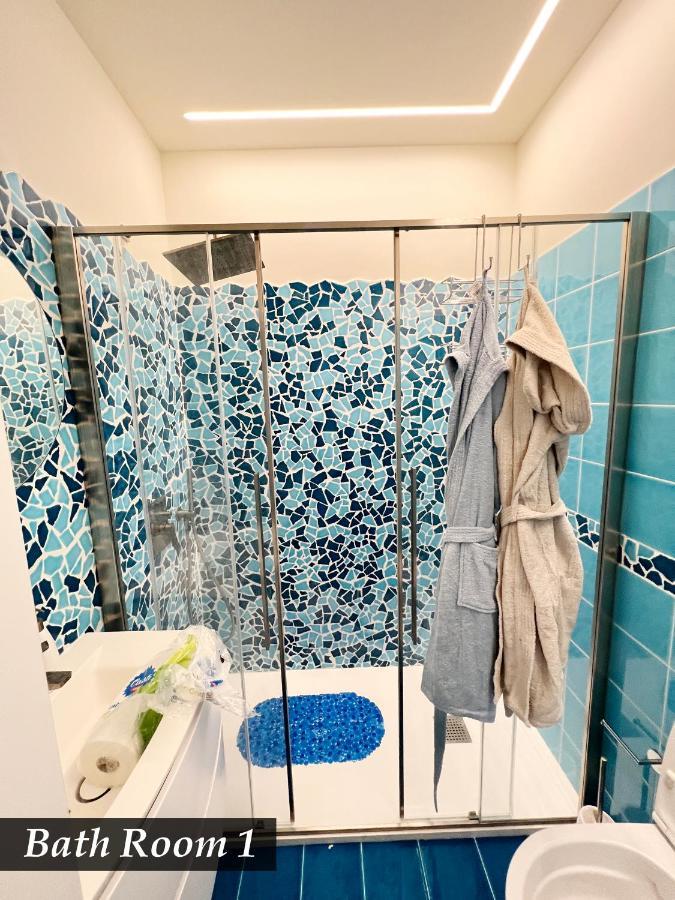 Nautilus Vista Mare Mozzafiato A 180 Gradi- Posto Auto Privato - 2 Camere Matrimoniali Piu 1 Divano Letto Singolo-Sky,Netflix-Wifi 200Mg Rapallo Dış mekan fotoğraf