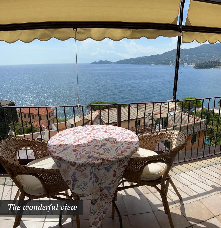 Nautilus Vista Mare Mozzafiato A 180 Gradi- Posto Auto Privato - 2 Camere Matrimoniali Piu 1 Divano Letto Singolo-Sky,Netflix-Wifi 200Mg Rapallo Dış mekan fotoğraf