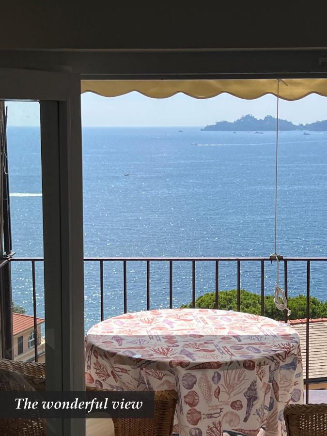 Nautilus Vista Mare Mozzafiato A 180 Gradi- Posto Auto Privato - 2 Camere Matrimoniali Piu 1 Divano Letto Singolo-Sky,Netflix-Wifi 200Mg Rapallo Dış mekan fotoğraf